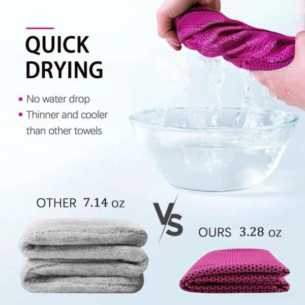 4 Packs Cooling Towels - Image 6