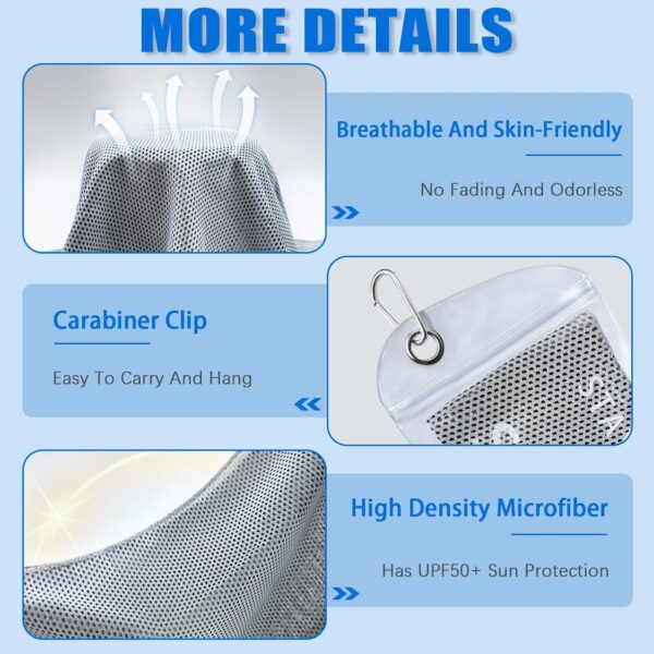 4 Packs Cooling Towels - Image 4